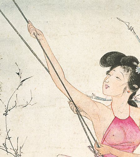 马塘-胡也佛的仕女画和最知名的金瓶梅秘戏图